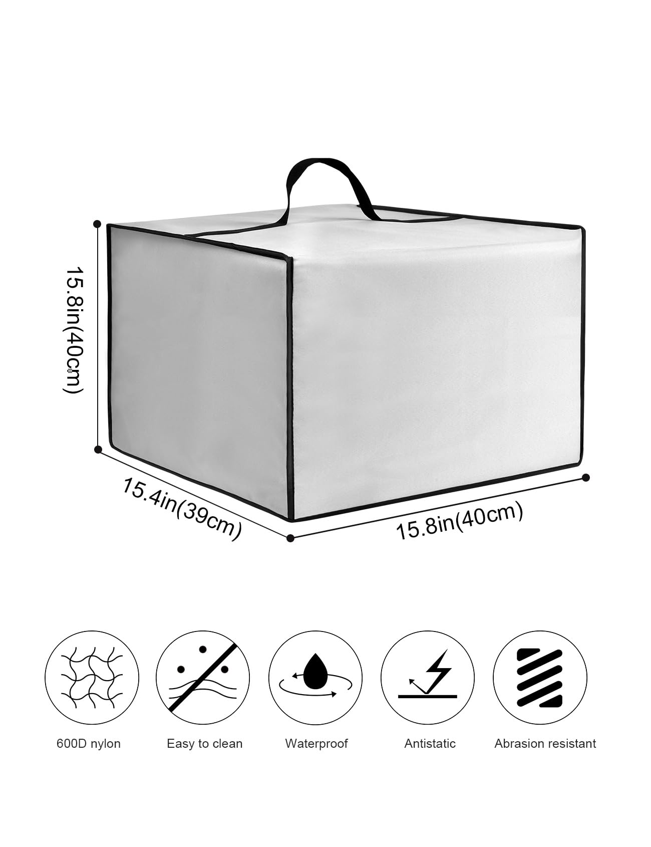 Premium Heat-Resistant Waterproof Espresso Machine Cover - Compatible with Breville BES870XL, BES880BSS, BES876BSS - Heavy Duty Stainless Steel Coffee Maker Protection for Home & Cafe Use