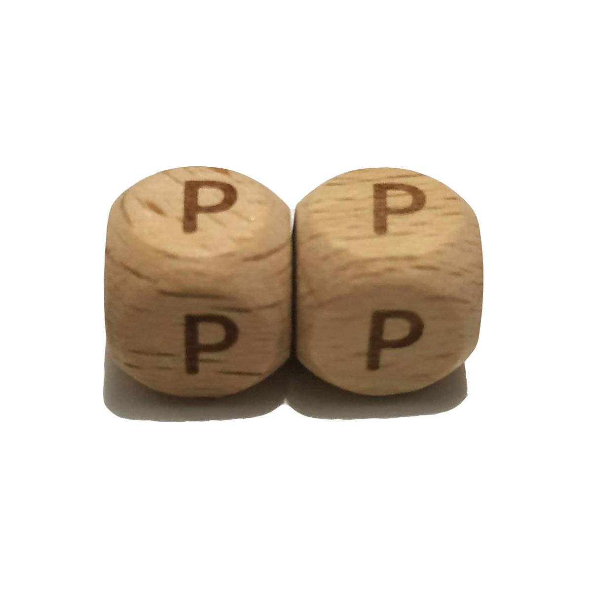 50pcs 12mm Square Beech Wood Alphabet Letter Beads - DIY Jewelry Making, Name Necklaces, Bracelets & Craft Projects - Perfect for Personalized Gifts, Party Favors and Kids Crafts