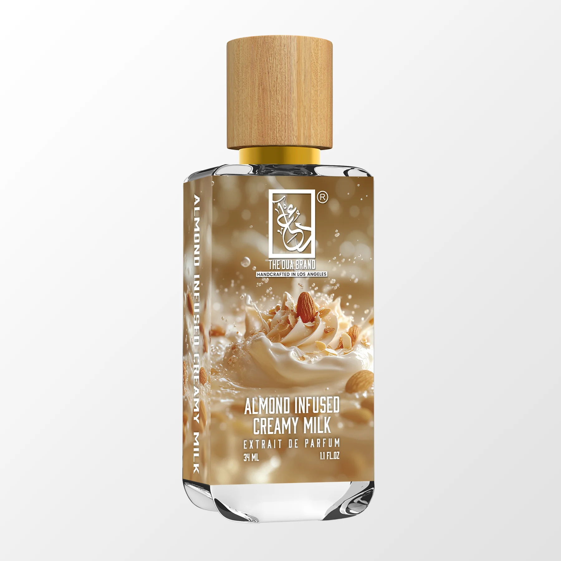 Organic Almond Infused Creamy Milk - Dairy-Free Vegan Milk Alternative for Smoothies, Coffee & Baking (12oz) - Perfect for Lactose Intolerant & Healthy Lifestyle