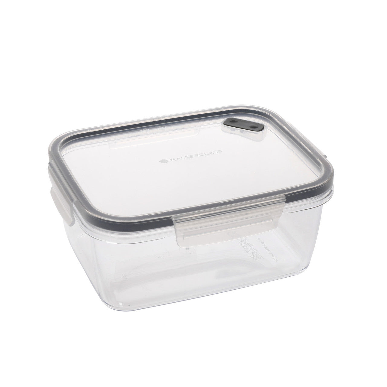 Eco-Friendly 800ml Rectangular Food Storage Container with Snap Lid - Perfect for Meal Prep, Leftovers & Pantry Organization | BPA-Free & Leak-Proof | MasterClass Kitchen Essentials