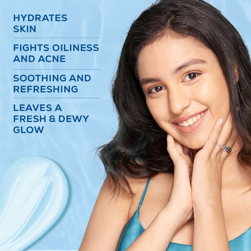 Joy Hydra Refresh Ultra-Light Gel Moisturizer - 48 Hour Hydration with Hyaluronic Acid | Oil-Free Face & Body Moisturizer for Oily, Dry & Combination Skin | 250ml | Perfect for Daily Skincare Routine & Travel