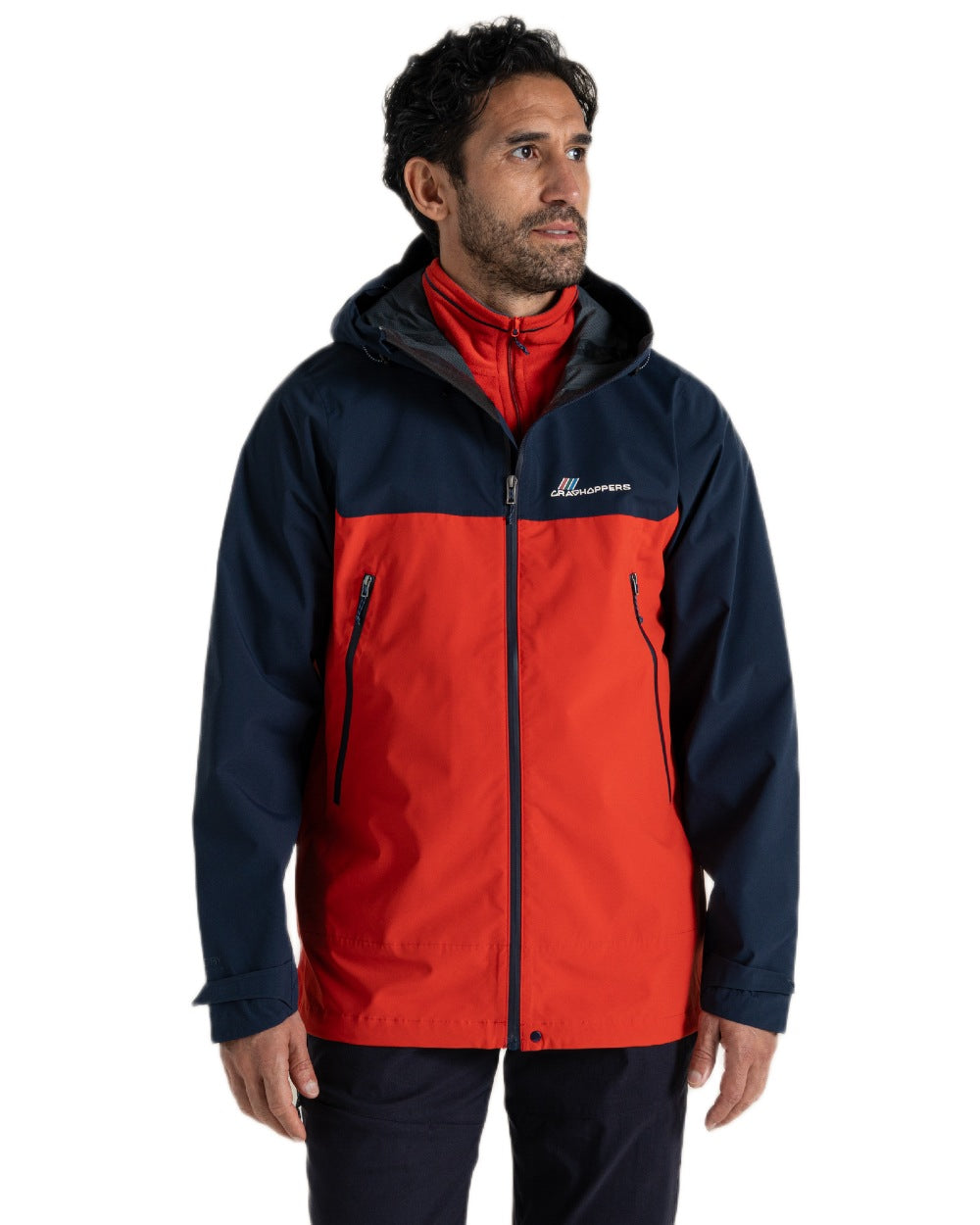Craghoppers Men's Maris 2.5L Stretch Waterproof Jacket - Lightweight Raincoat for Hiking, Camping & Outdoor Adventures