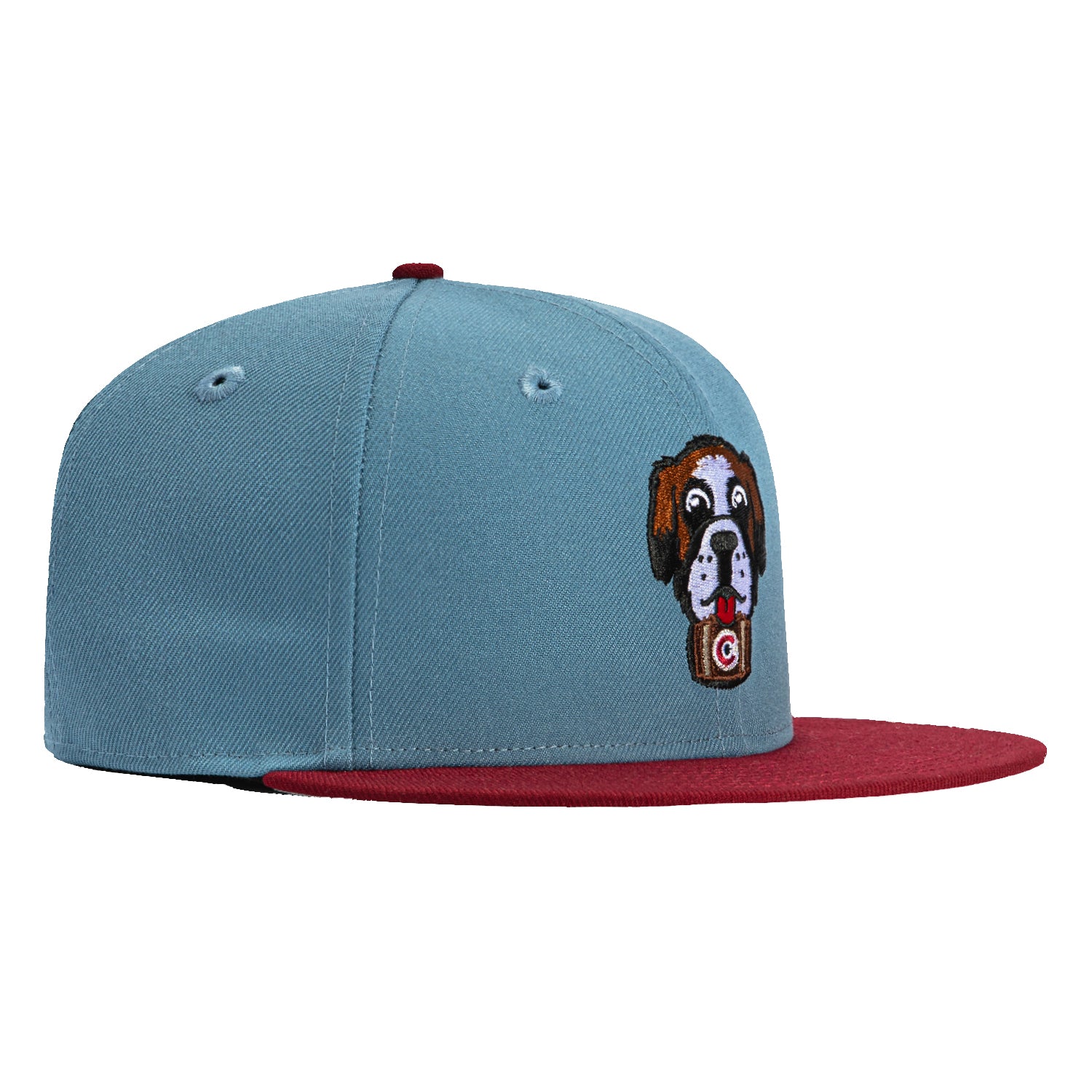 New Era 59Fifty Mascot Colorado Avalanche Bernie Hat - Indigo & Cardinal - Official NHL Licensed Snapback Cap for Men & Women - Perfect for Hockey Games, Fan Gear & Streetwear Fashion