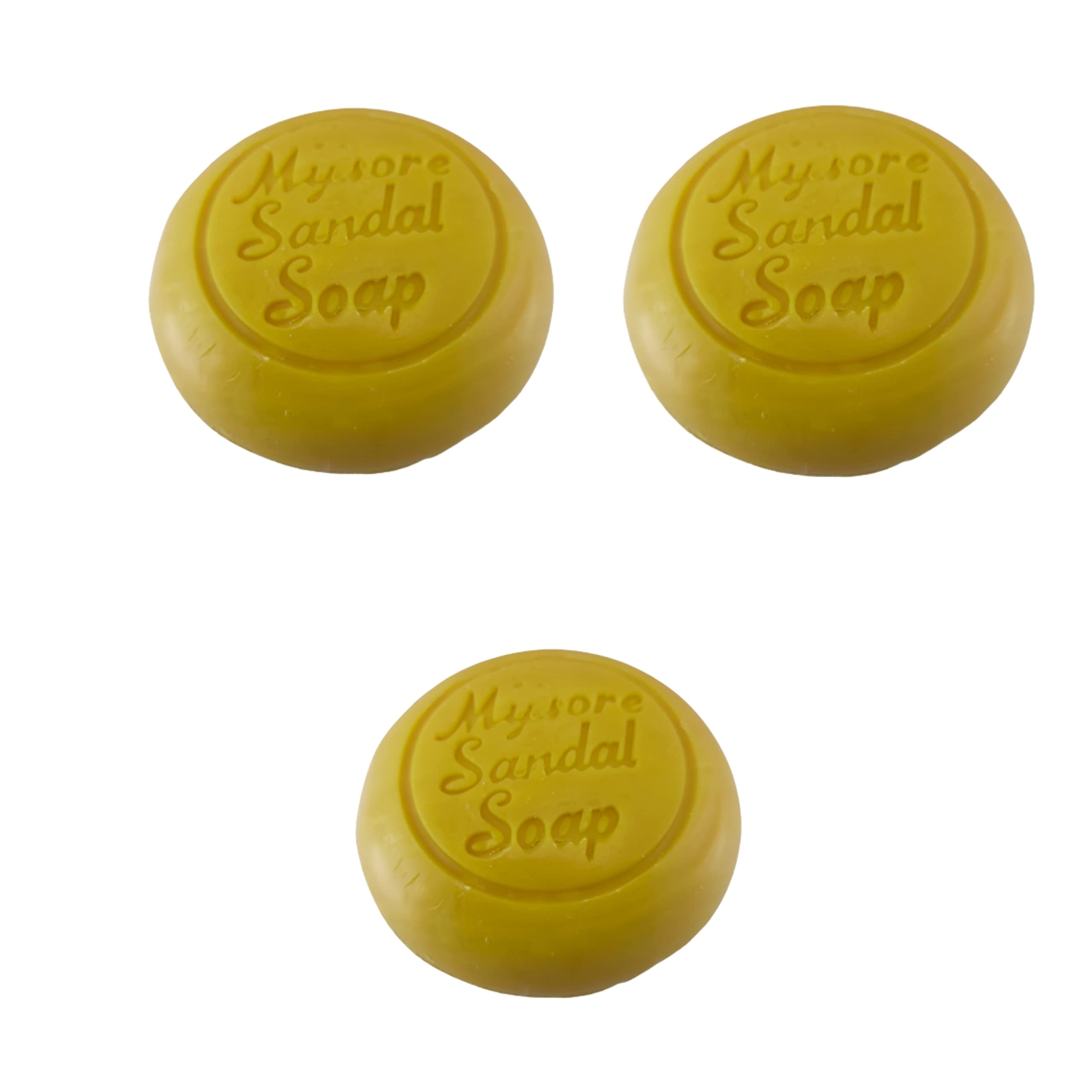 URJUWANI Mysore Sandal Bathing Soap with Pure Sandalwood Oil - 150g Bar (Pack of 3) | Moisturizing & Aromatic Soap for Relaxing Bath & Skin Care