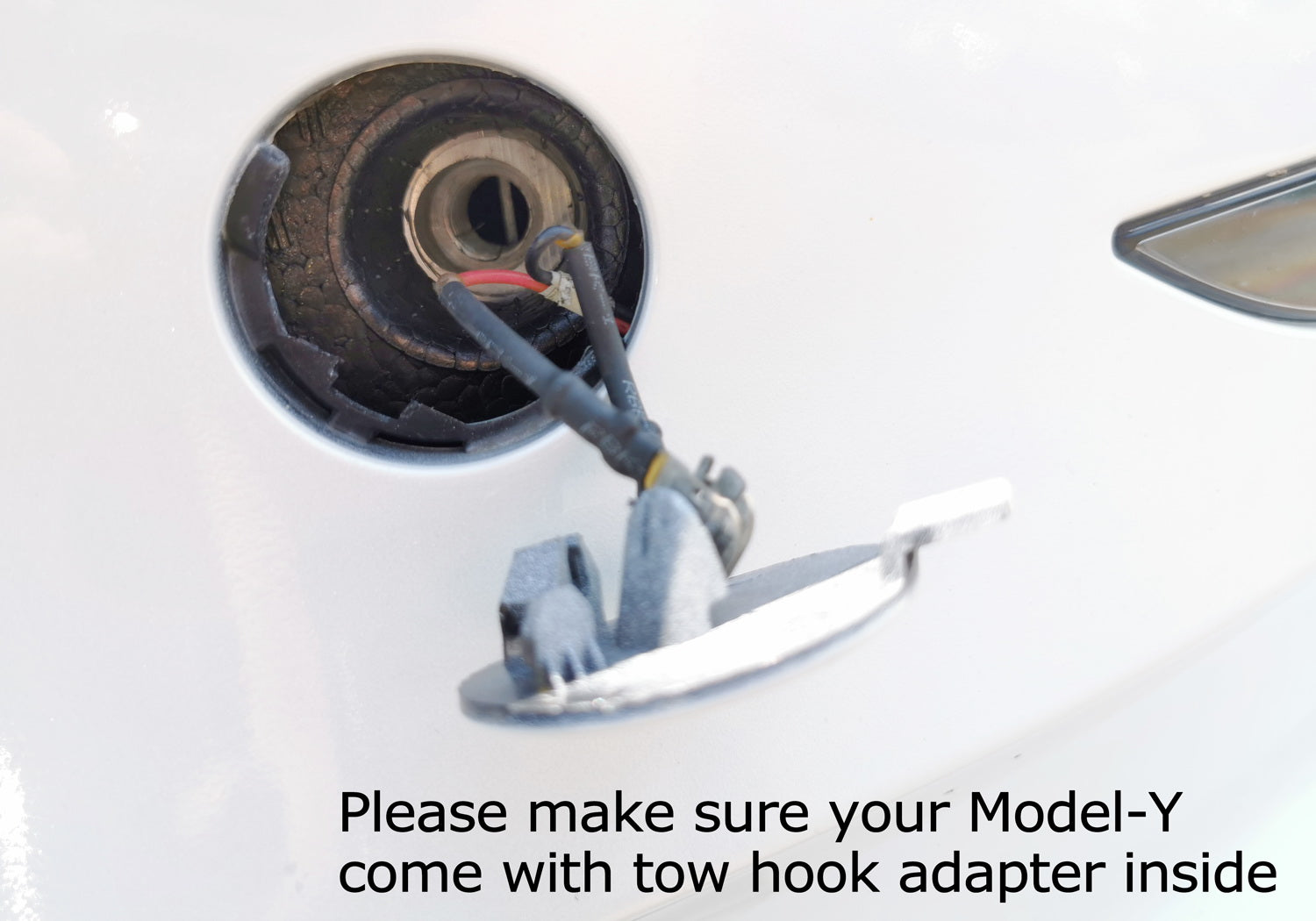 1st Gen Tesla Model 3 Y Front Bumper Tow Hook License Plate Mounting Bracket - Durable & Easy Installation for Custom Car Styling (Perfect for Car Shows & Street Legal Compliance)
