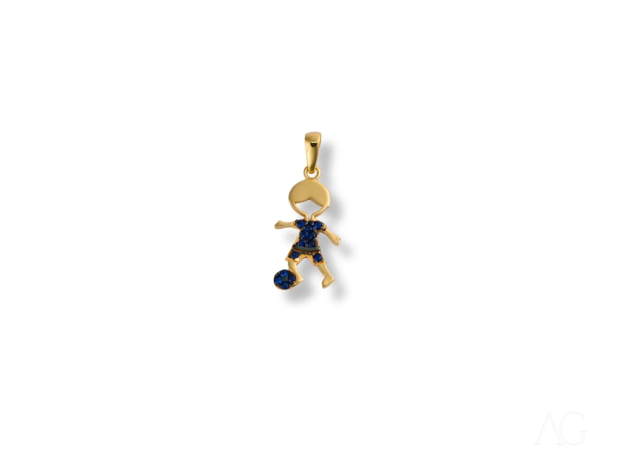 Golden Charm CZ Doll Pendant Necklace - Elegant Cubic Zirconia Jewelry for Women, Girls | Perfect Gift for Birthday, Anniversary, Valentine's Day