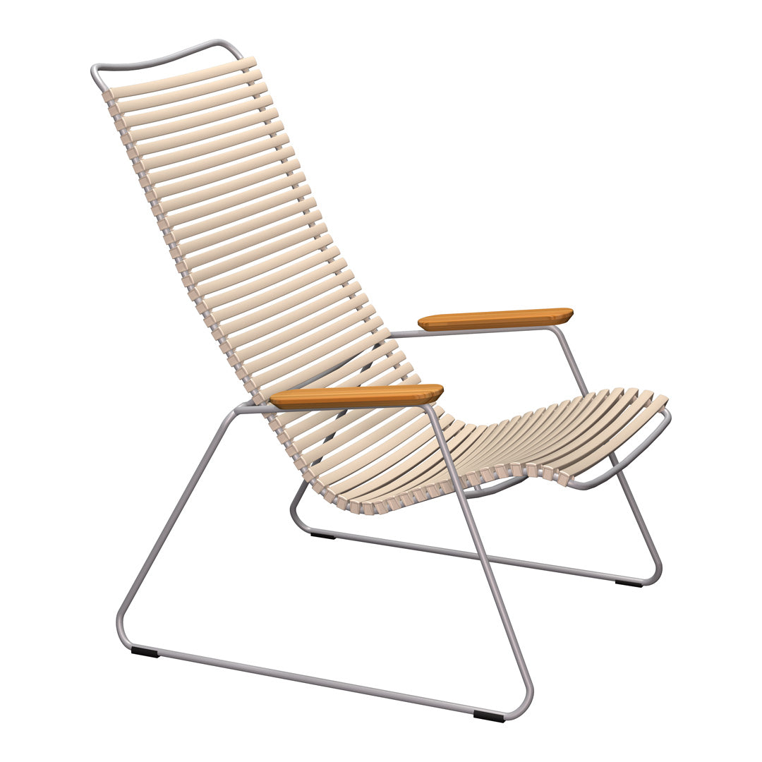 Click Outdoor Lounge Chair - Waterproof & Durable Patio Furniture for Poolside, Garden, and Backyard Relaxation
