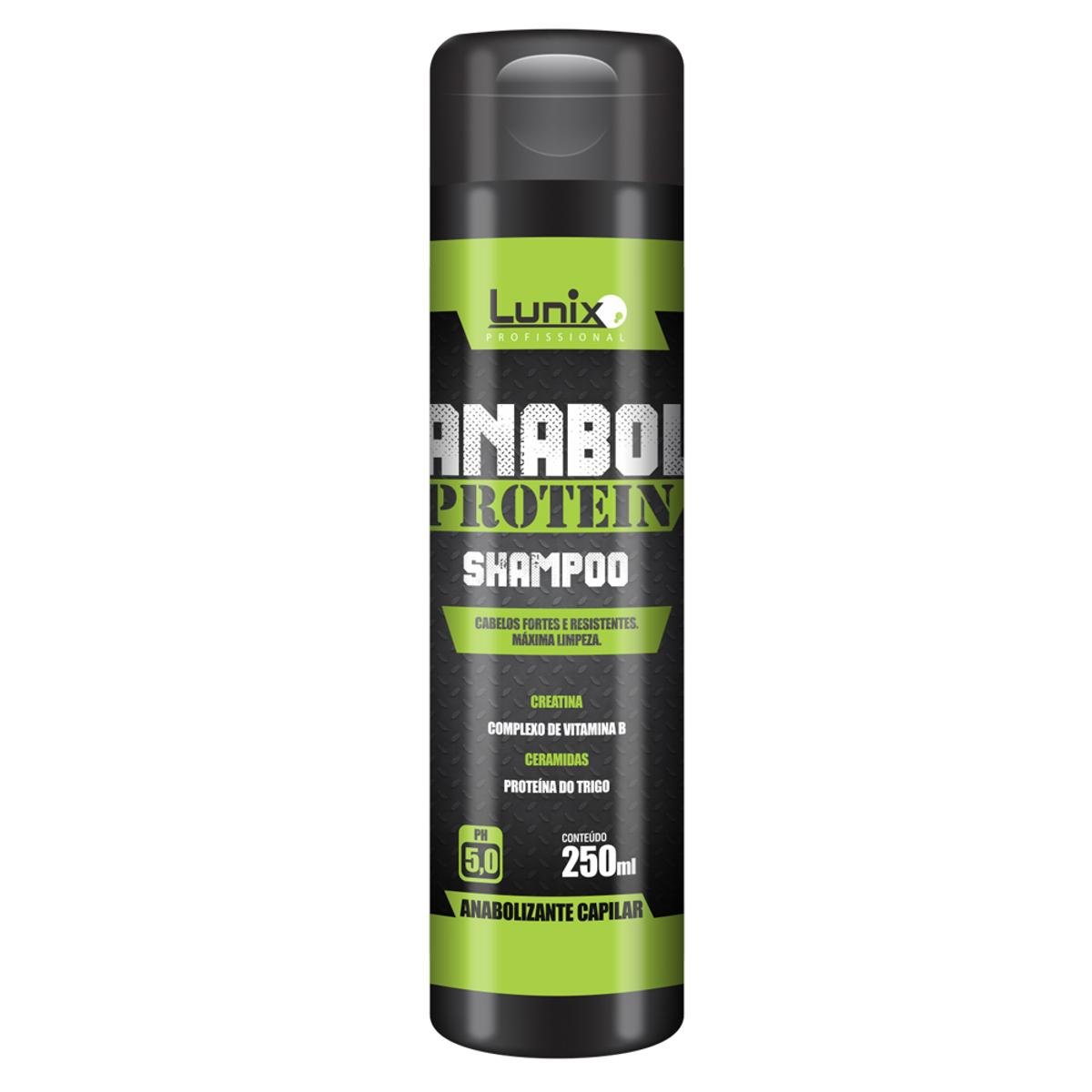 Anabol Protein Force Mass Replacement Creatine Ceramides Shampoo 250g - Hair Growth & Repair for Men & Women - Gym, Post-Workout, Daily Hair Care