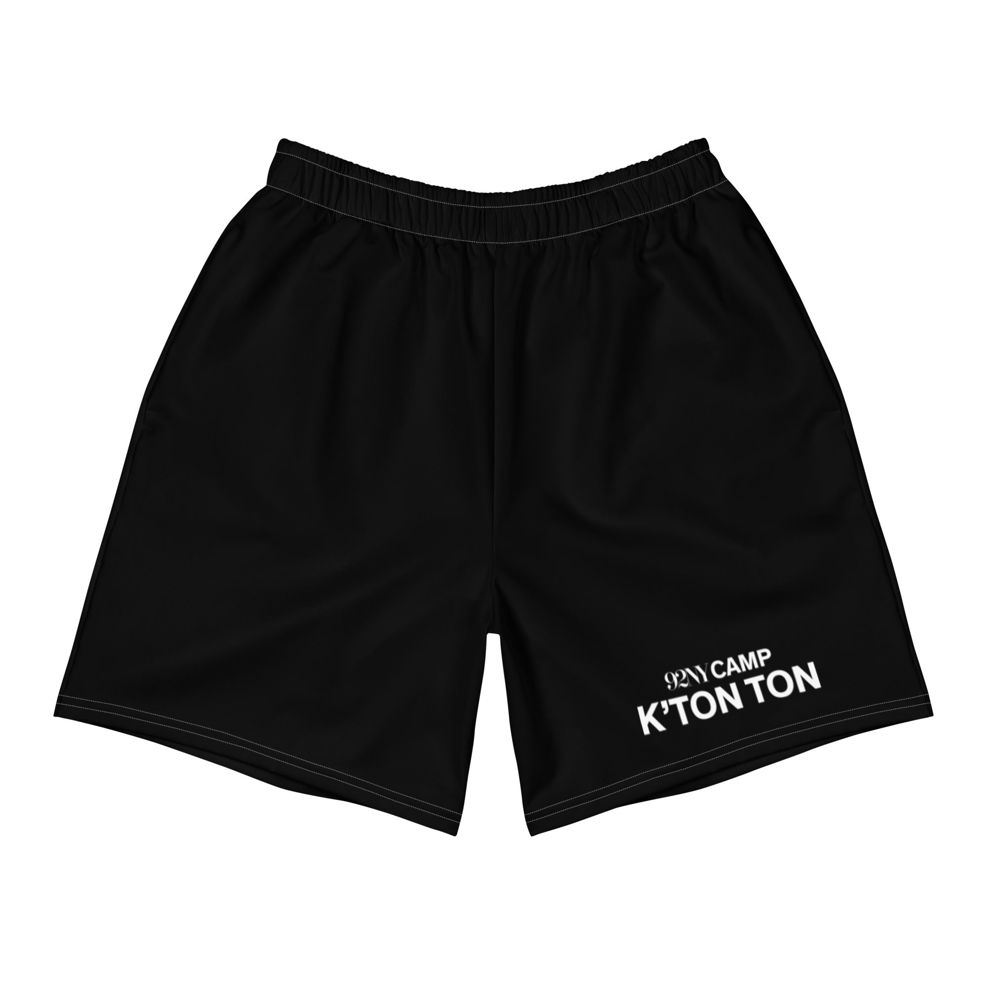 92nd St Athletic Black Running Shorts for Men - Lightweight Quick-Dry Workout Shorts with Pockets - Perfect for Gym, Jogging & Outdoor Sports