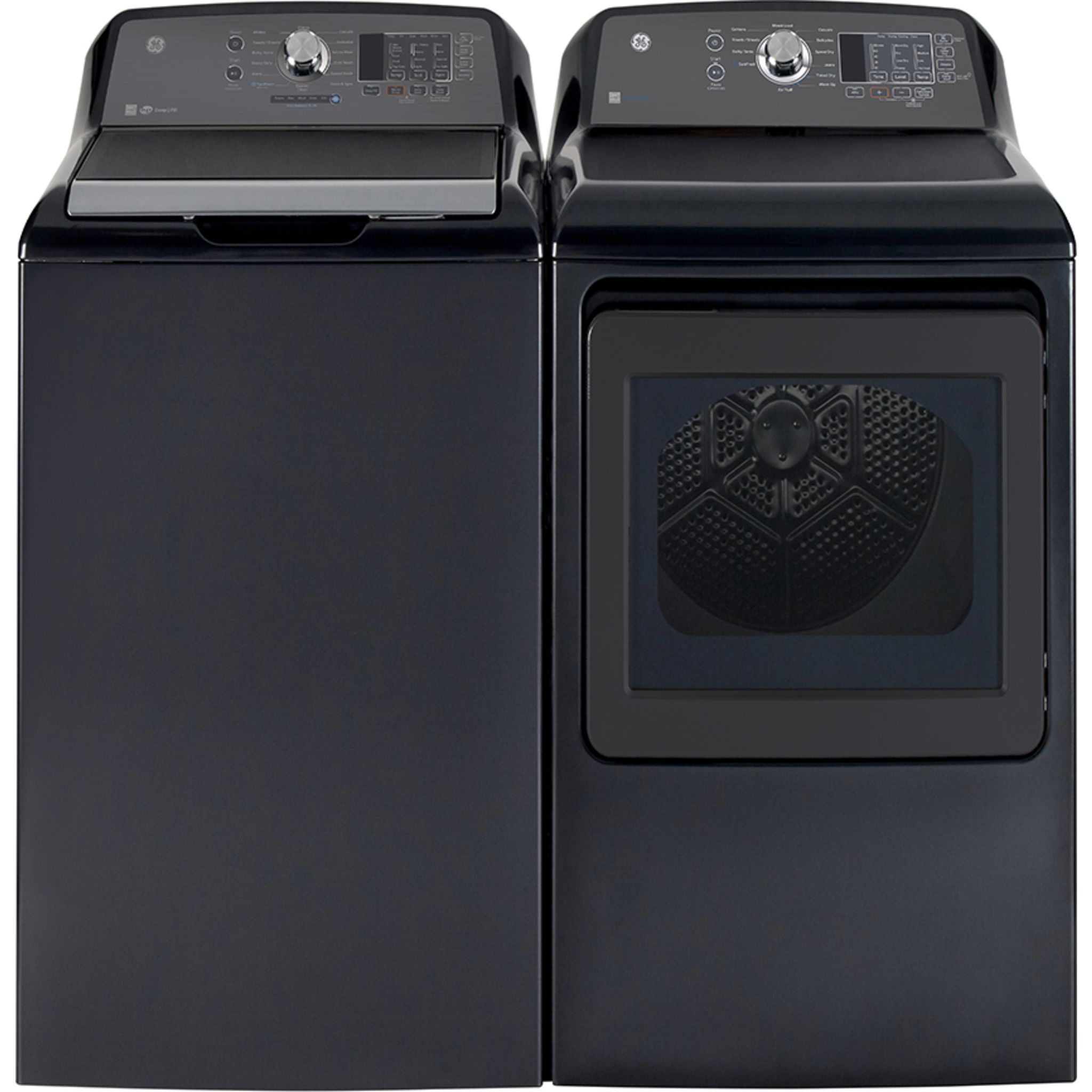 GE GTW680BMRDG 5.3 Cu. Ft. Top Load Washing Machine with SaniFresh Cycle in Diamond Grey - Perfect for Laundry Rooms, Apartments & Small Homes