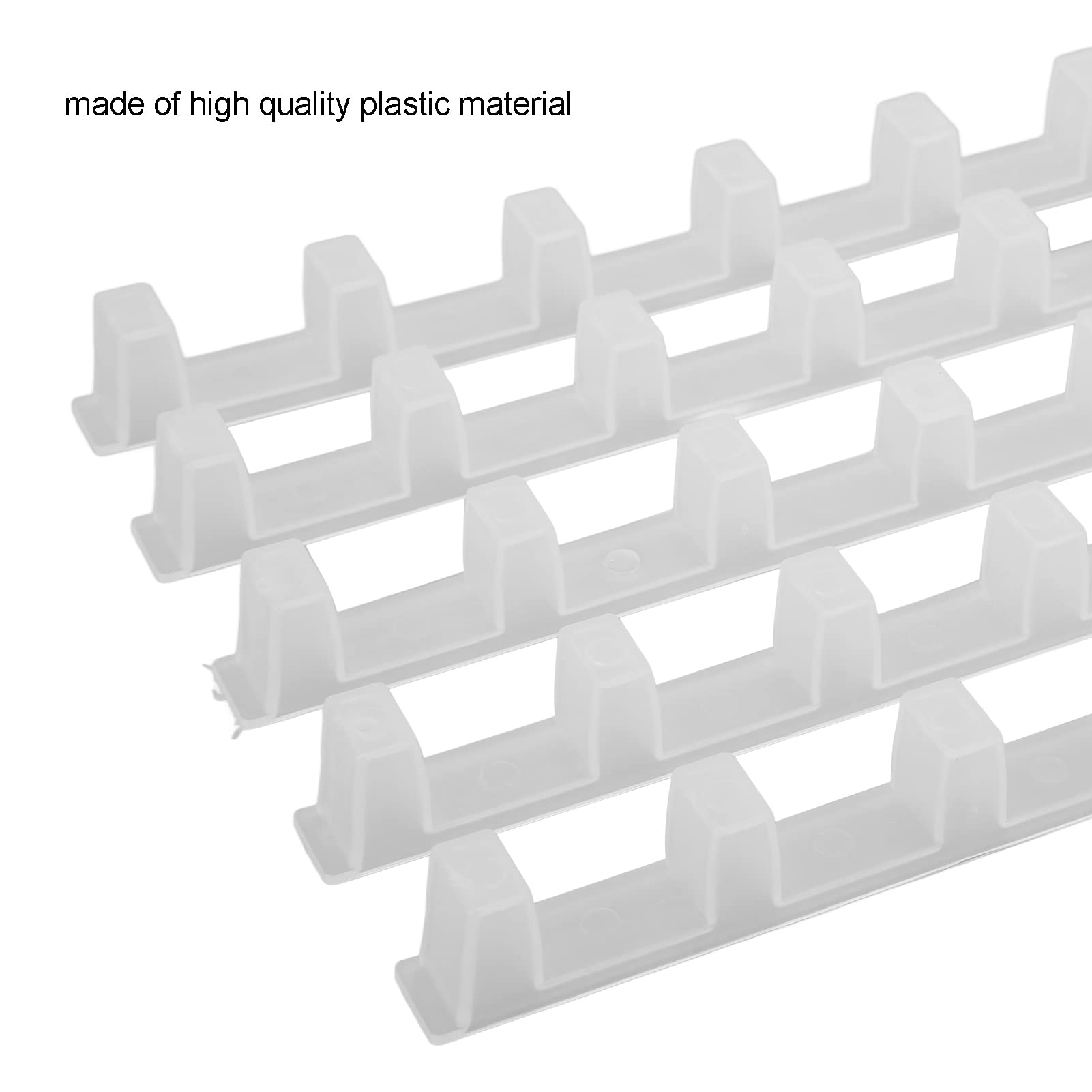 EVTSCAN Plastic Beehive Frame Spacers - 20 Pack Beekeeping Tools for Perfect Hive Frame Spacing | Ideal for Honey Production, Pollination & Backyard Beekeeping