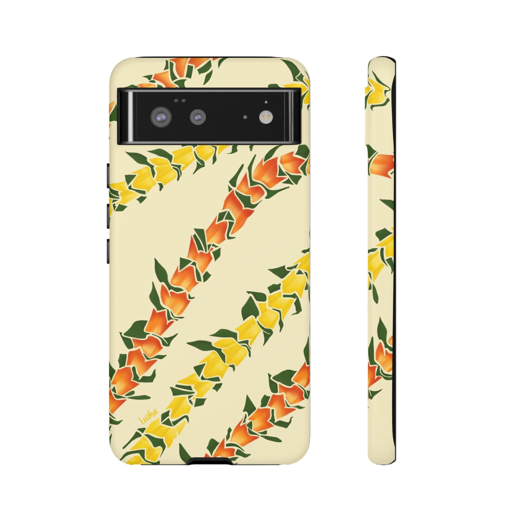 Hala Lei Flower Garland - Premium Hawaiian Floral Lei for Google Pixel Phone Decoration, Hawaiian Party, Luau, Graduation & Special Events