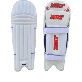 MRF Genius Moulded Junior Cricket Batting Pads - Youth Cricket Protective Gear for Boys & Girls - Perfect for Practice, Training & Matches