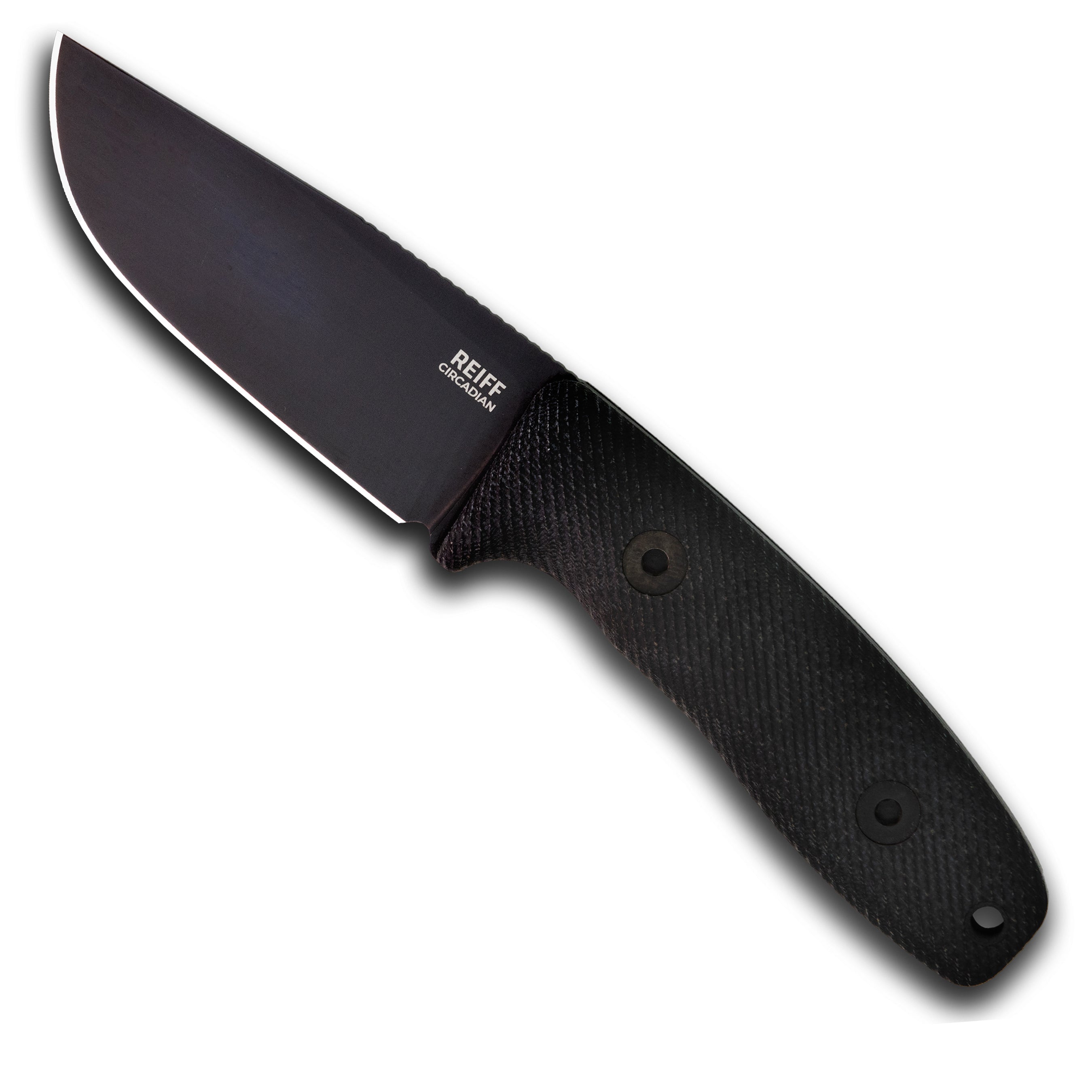 Premium EDC Fixed Blade Knife - CPM MagnaCut Steel with Black DLC Coating & Canvas Micarta Handle | Tactical Survival, Outdoor Camping, Hunting Gear