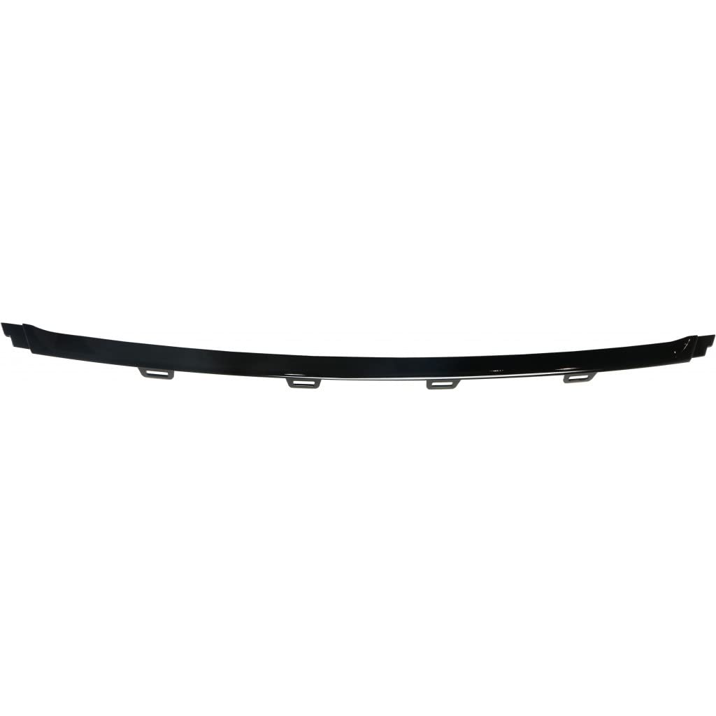 BMW 328i 2016 Front Bumper Cover Molding - Center Trim for Sedan/Wagon with Sport Package | Bright Black ABS Plastic Replacement Part | Fits OEM Numbers BM1044112 & 51117396831 | Perfect for Accident Repair & Car Restoration Projects