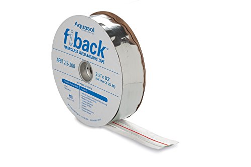 AFBT-2.5-200 Fiberglass Weld Backing Tape - 200 AMP Heat Resistant, 2.5