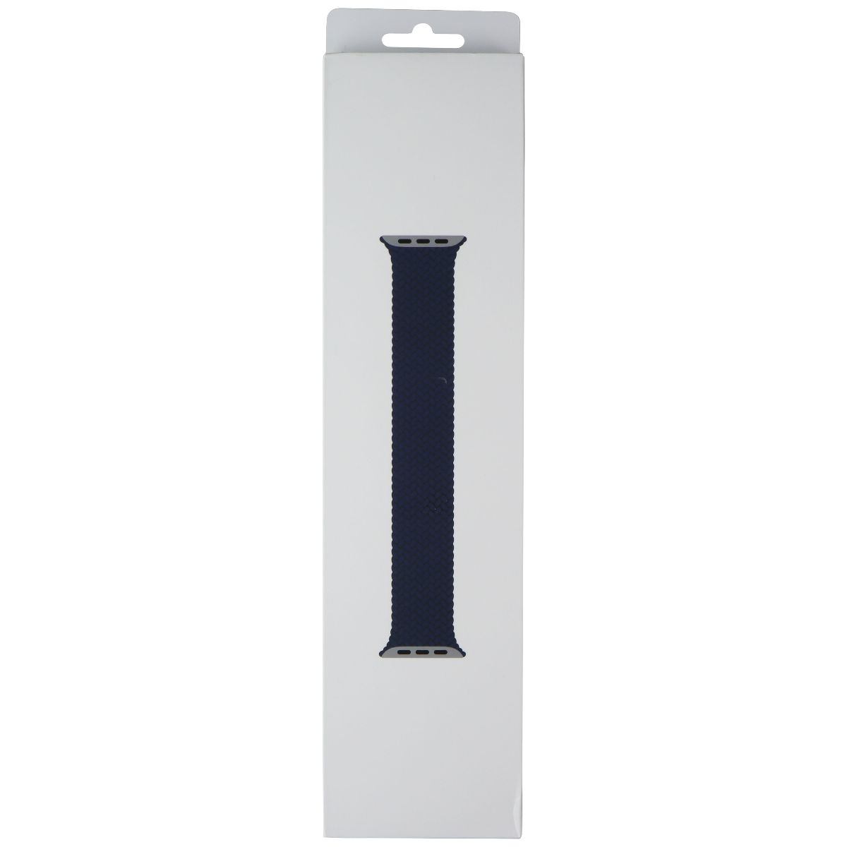 Apple Watch 45mm Braided Solo Loop - Compatible with 49mm/46mm/45mm/44mm Models - Abyss Blue - Size 4 - Comfortable Stretchable Sport Band for Workouts & Everyday Wear