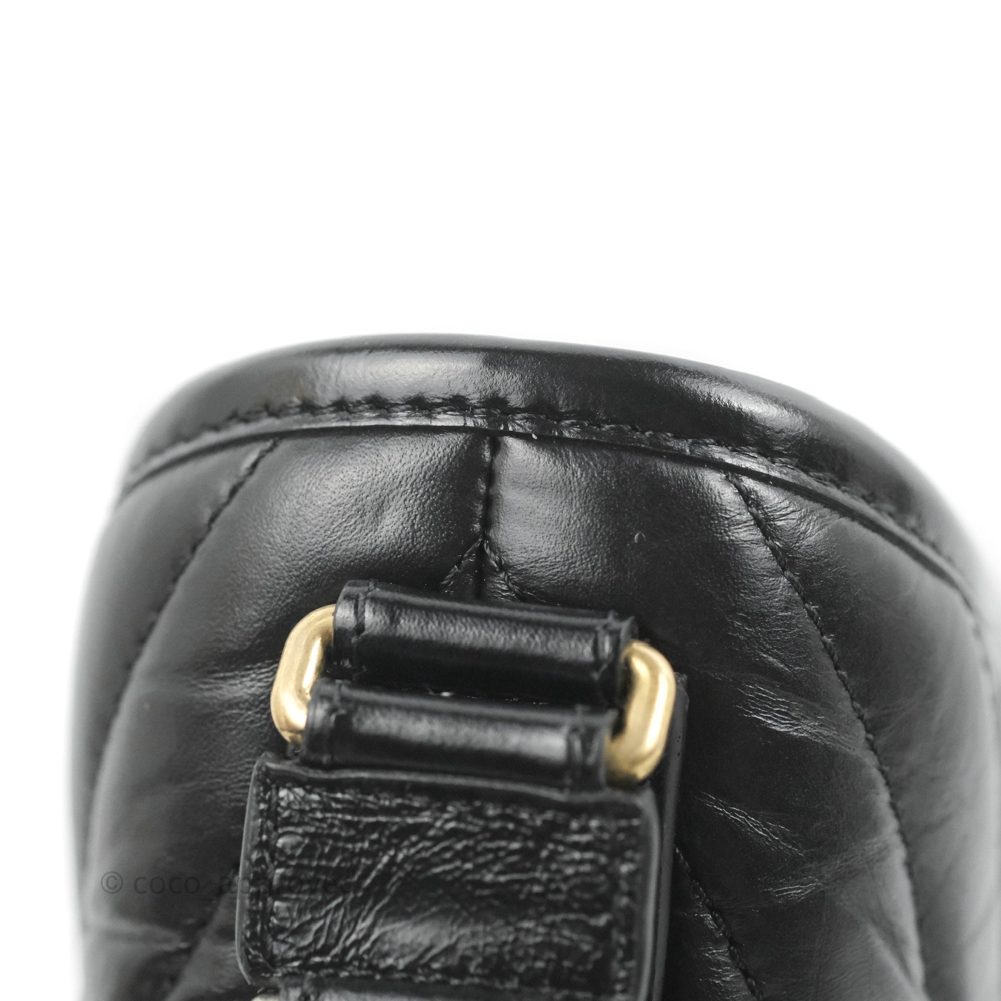 Chanel Small Gabrielle Hobo Bag in Black Calfskin with Chevron Pattern & Mixed Hardware - Perfect for Everyday Use, Work & Special Occasions