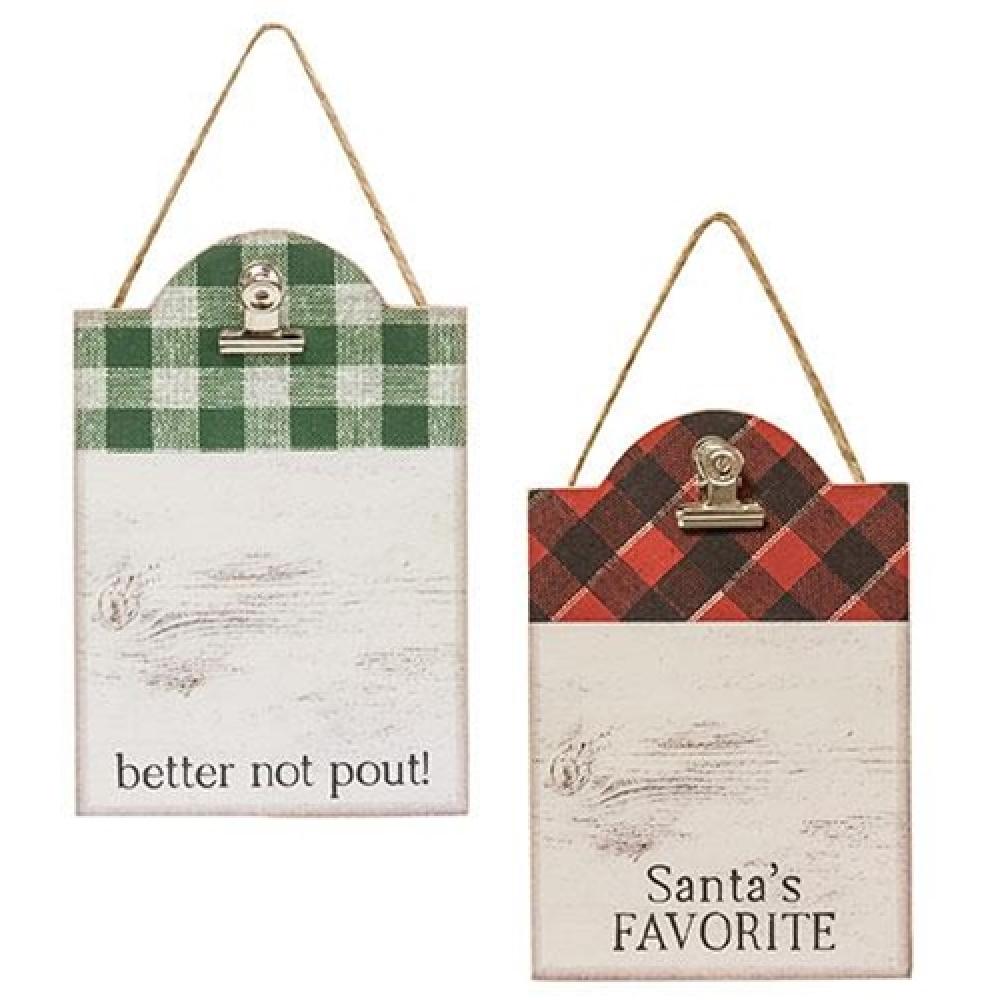 2-Pack Assorted Photo Clip Ornaments - Perfect for Christmas Tree Decorations, Scrapbooking, and DIY Home Decor