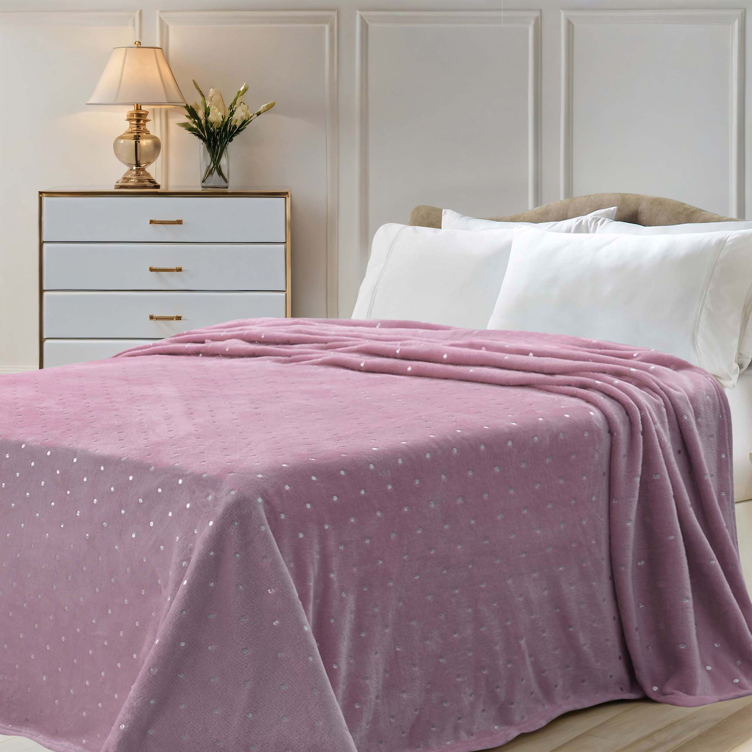 CozySoft Fleece Plush Blanket - Medium Weight, Ultra Soft & Fluffy - Perfect for Sofa, Bed, Couch & Home Decor - Warm Throw Blanket for Winter, Gifts & Cozy Nights