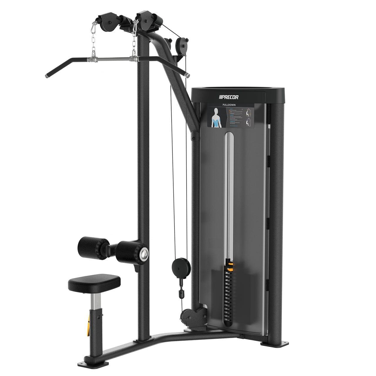 Precor Vitality Series Lat Pulldown Machine (C002) - Commercial Gym Strength Training Equipment for Back Workouts