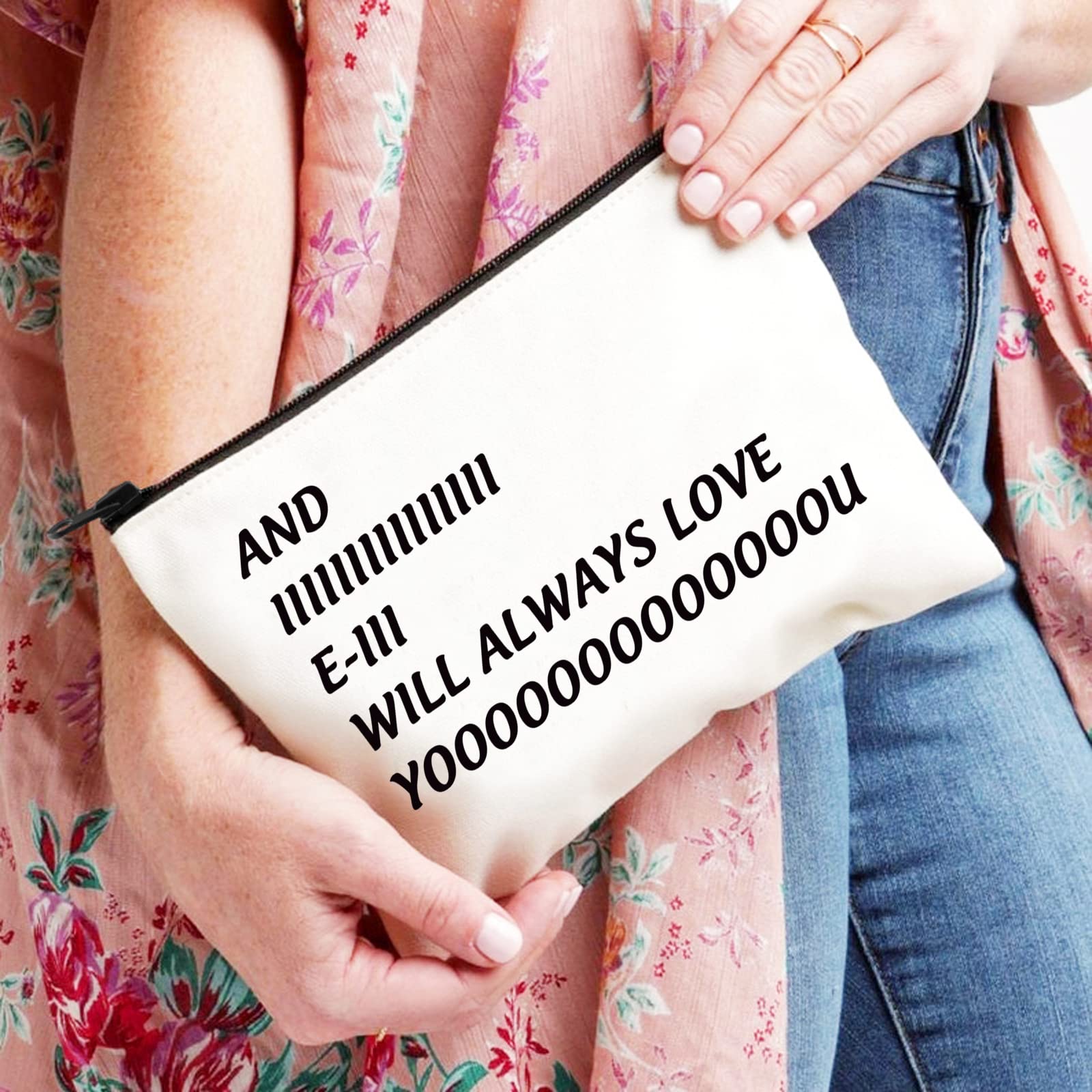 XYANFA Music Lovers Makeup Bag - Cute Cosmetic Pouch with 
