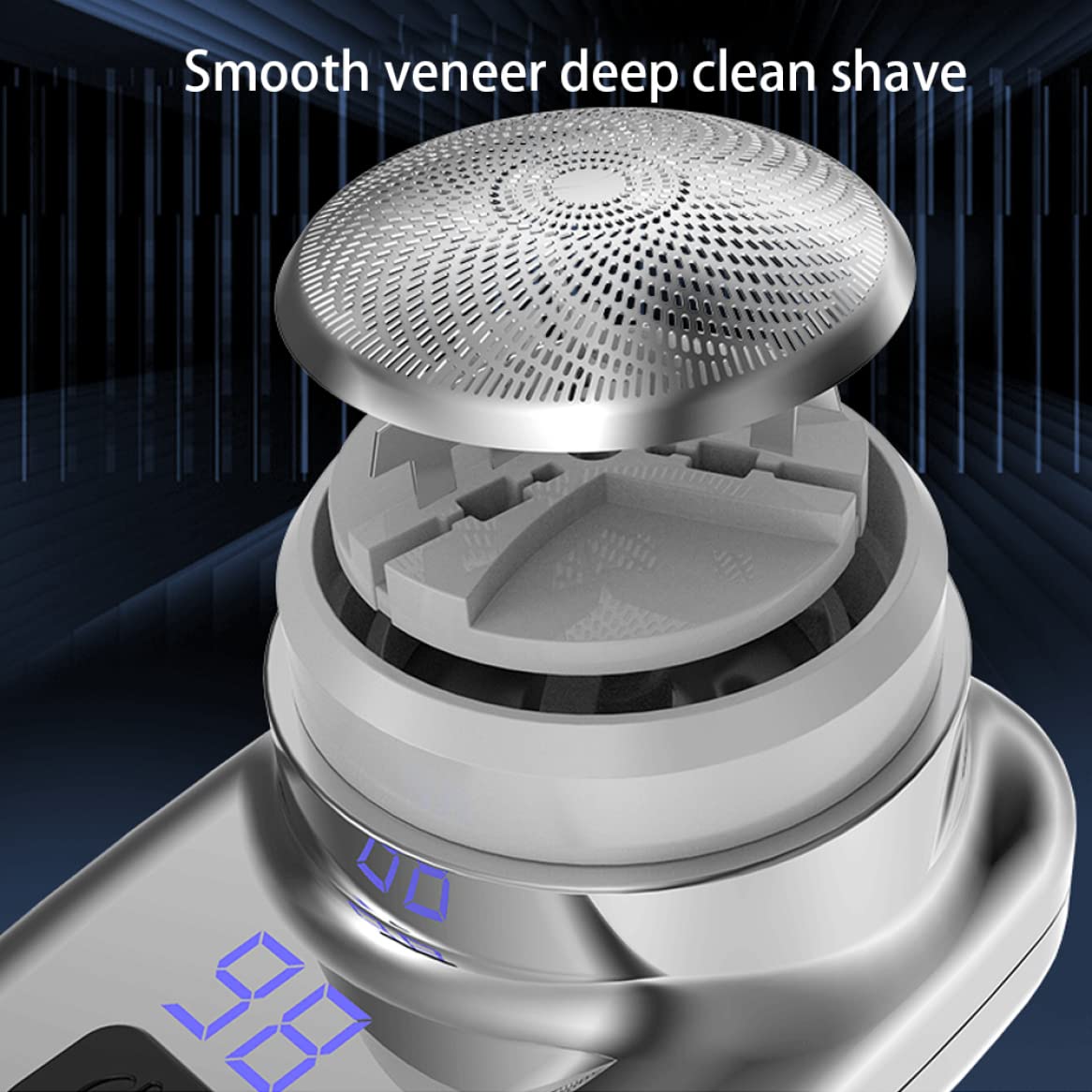 Men's Electric Razor - Mini USB Rechargeable Waterproof Head & Face Shaver for Smooth Shaving | Perfect for Travel, Gym & Daily Grooming