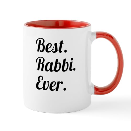 White/Red Inside - Best. Rabbi. Ever. Mugs