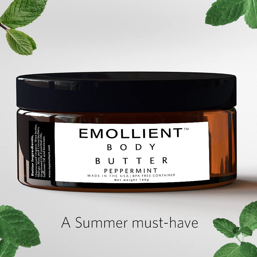 Organic Handmade Moisturizing Butter for Dry Skin & Eczema Relief - Almond Vanilla Scented with Essential Oils, Vitamin Enriched, Antioxidant-Rich (50g) - Perfect for Night Care, Baby Massage & Cracked Heel Treatment