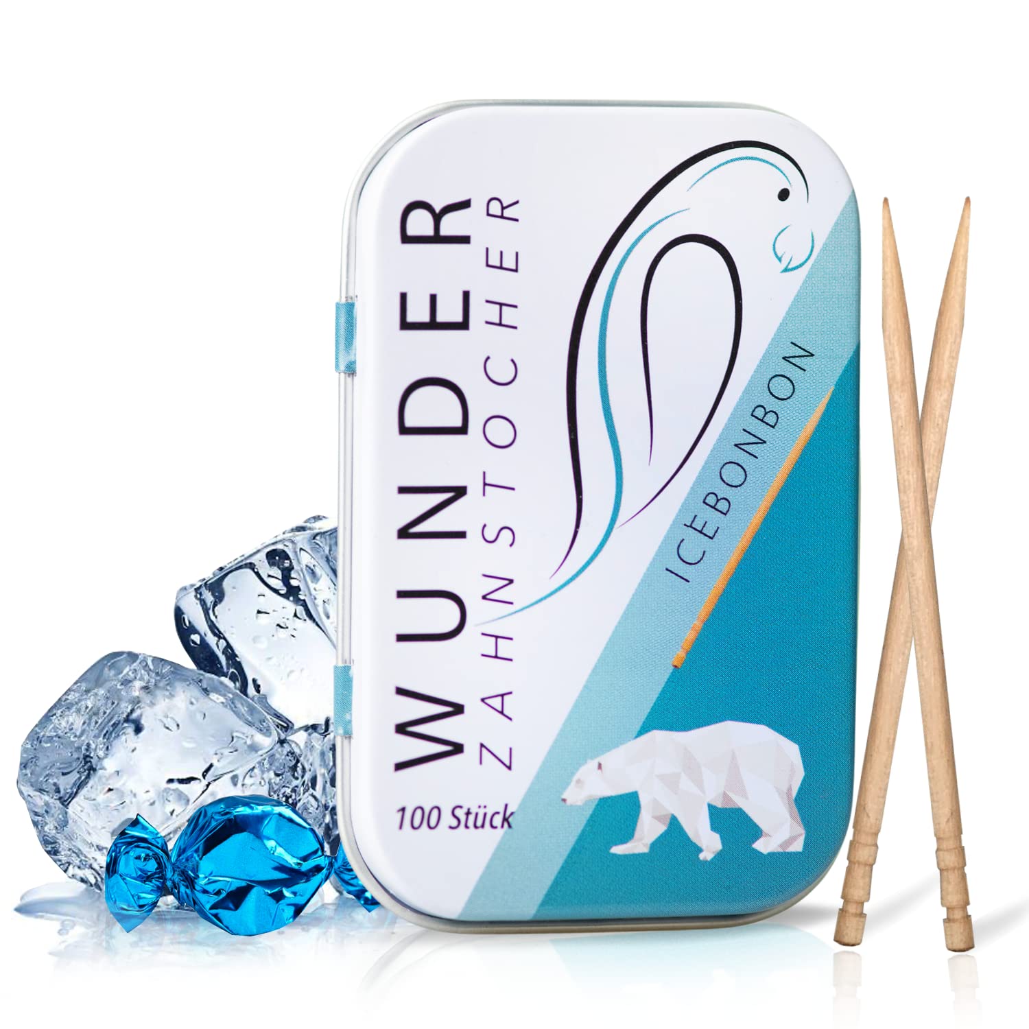 Flavored Toothpicks for Fresh Breath - Sugar-Free, Vegan, Stop Nail Biting - Portable Teeth Cleaning On The Go - Perfect for Travel, Office, and After Meals