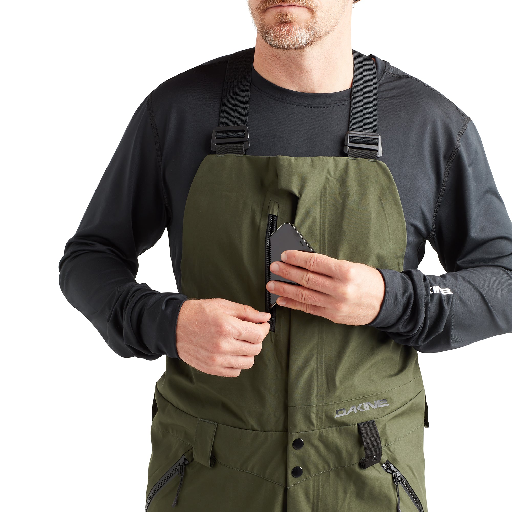 Stoker Gore-Tex 3L Bib Pants for Men - Waterproof Ski & Snowboard Bib Overalls for Winter Sports & Outdoor Activities