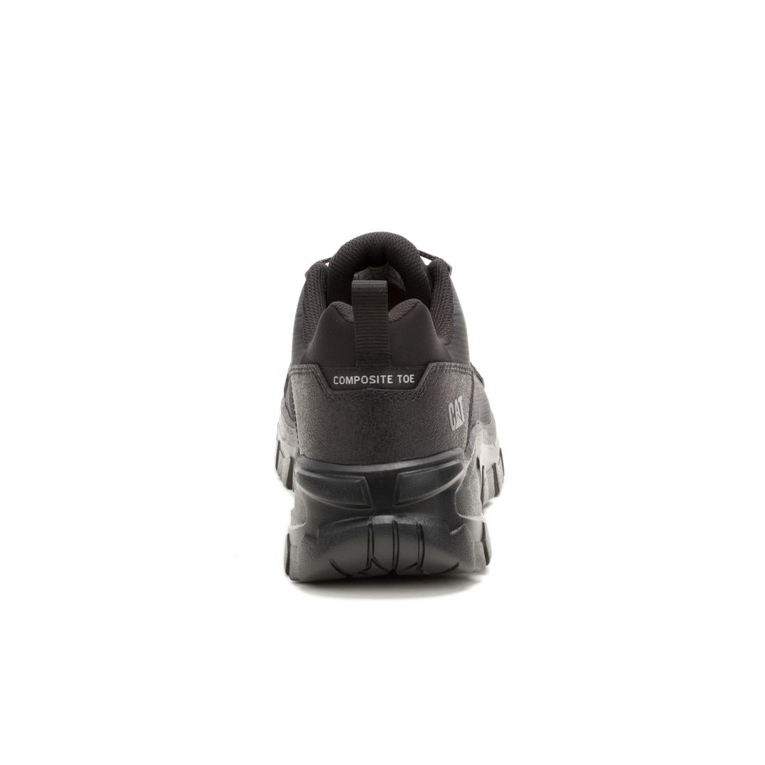 Invader Sport Lo Mesh Composite Toe Work Shoes - Black Breathable Safety Shoes for Men | Construction, Warehouse & Outdoor Work