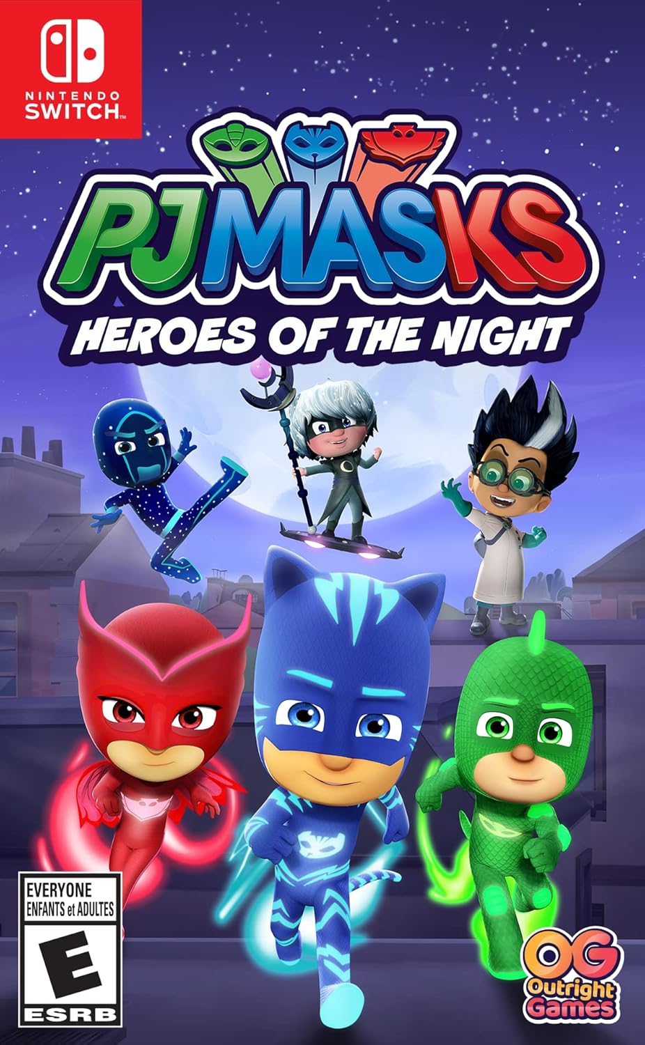 PJ Masks: Heroes of the Night - Kids Superhero Costume Set for Dress Up & Role Play - Perfect for Halloween, Birthday Parties & Pretend Play Adventures