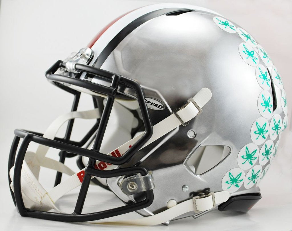 Ohio State Buckeyes Revolution Speed Pro Line Football Helmet - Alt HYDROFX Technology | Lightweight & Durable for Game Day & Practice | Official NCAA Approved Protective Gear