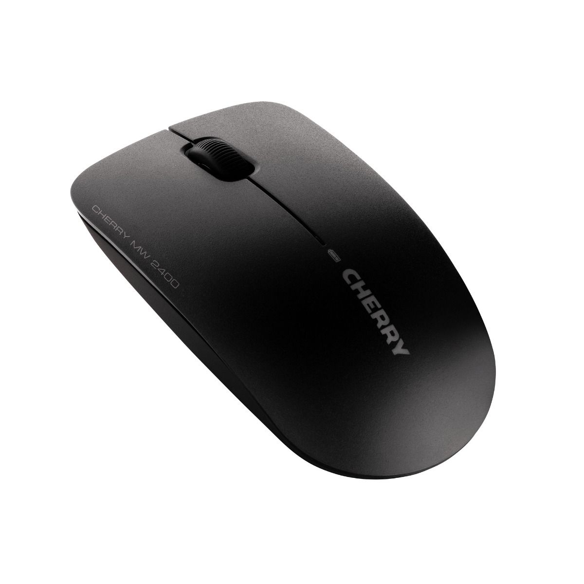 CHERRY MW 2400 Wireless Optical Mouse - Ergonomic Design, 1600 DPI, 2.4GHz USB Receiver - Perfect for Office, Home & Gaming Use