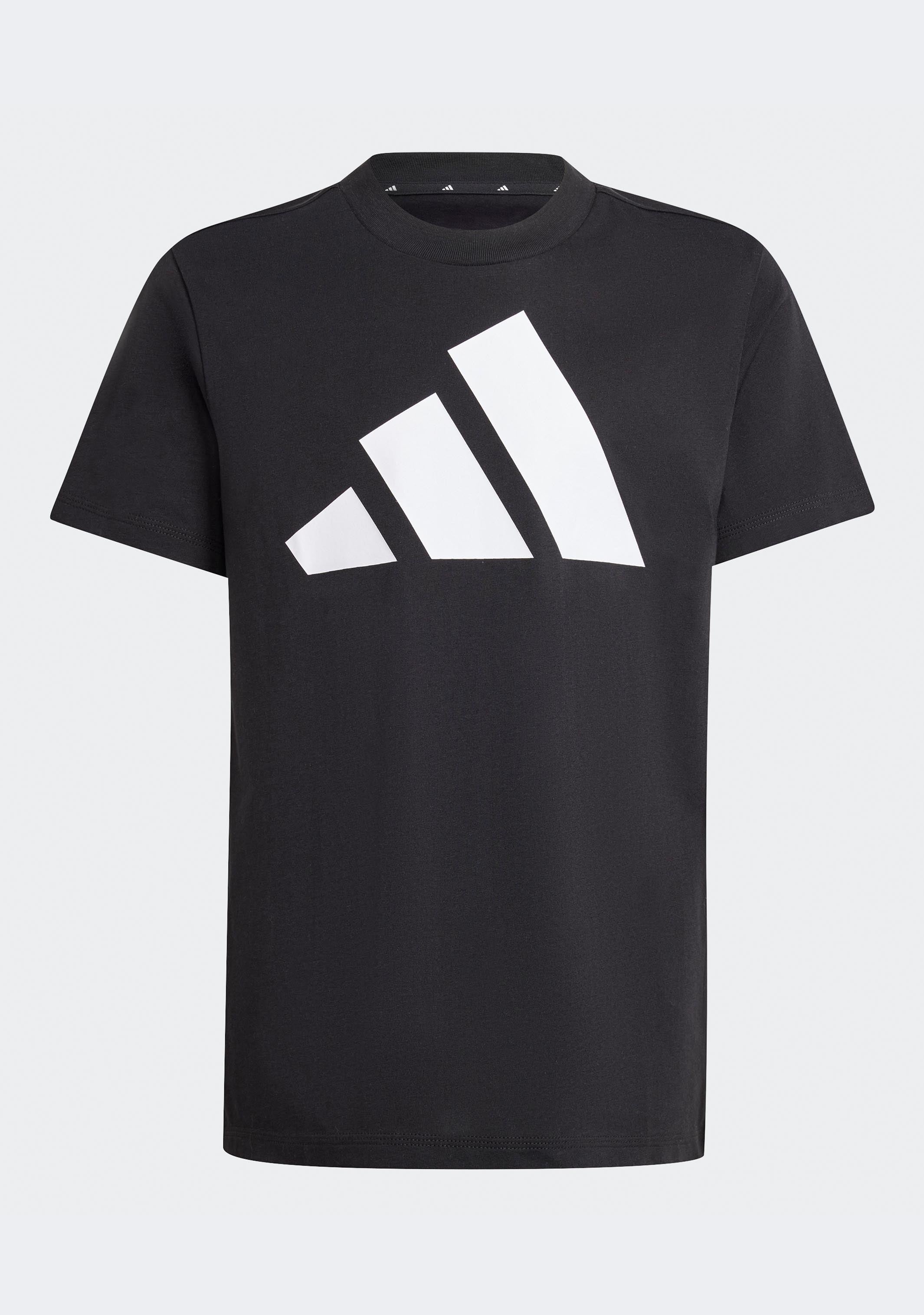 Adidas Kids' Big Logo T-Shirt - Comfortable Cotton Short Sleeve Tee for Boys & Girls - Perfect for School, Play & Everyday Wear