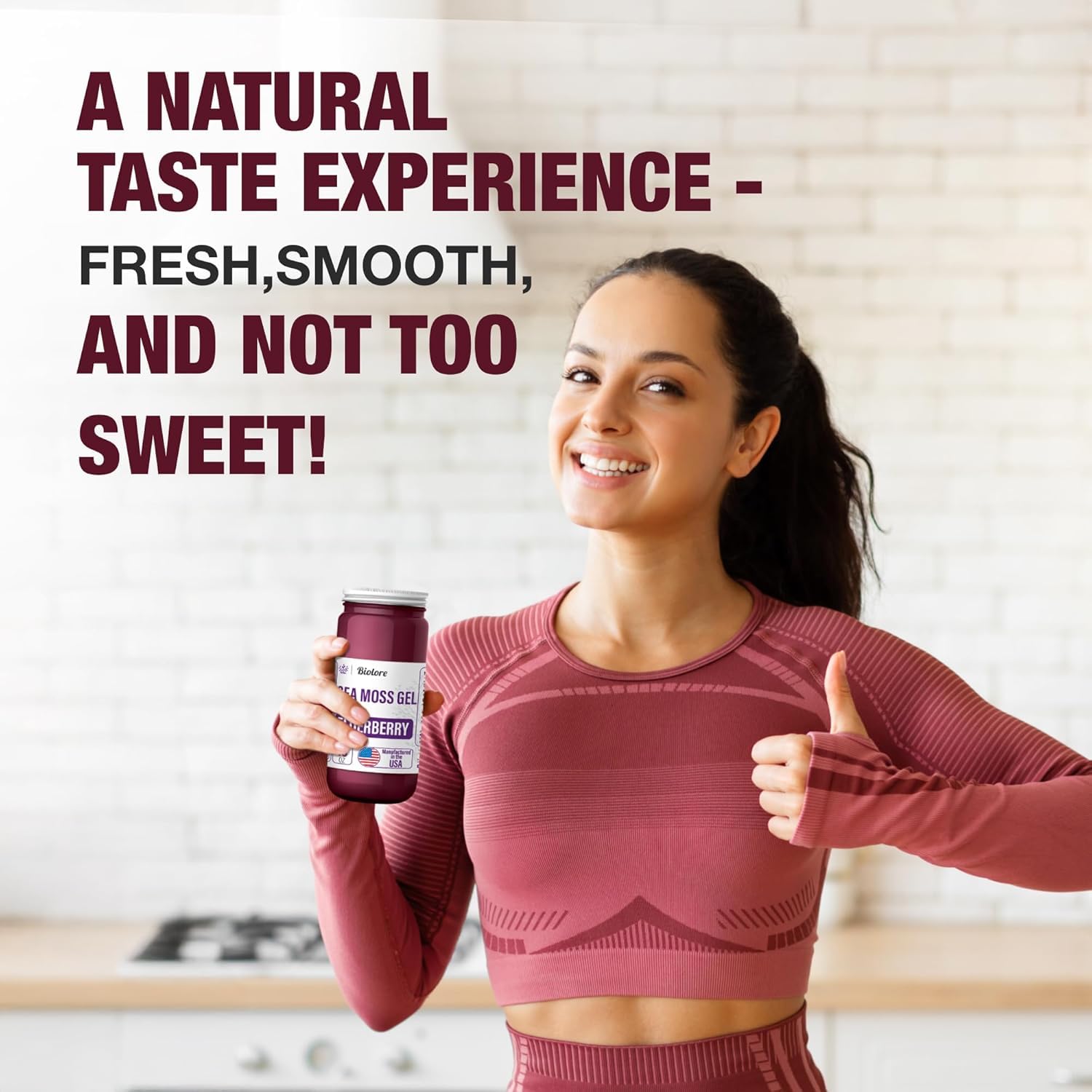 Biolore Sea Moss Gel - Elderberry 16oz | Wildcrafted Irish Seamoss with Essential Vitamins & Minerals | Vegan Superfood Supplement | Made in USA | Supports Immunity & Digestive Health | Perfect for Smoothies & Wellness Routines
