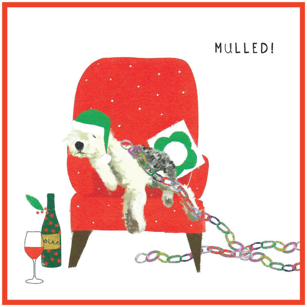 Premium Cinnamon Spice Mulled Wine Christmas Greeting Card - Perfect for Holiday Parties, Festive Gifts & Warm Winter Wishes