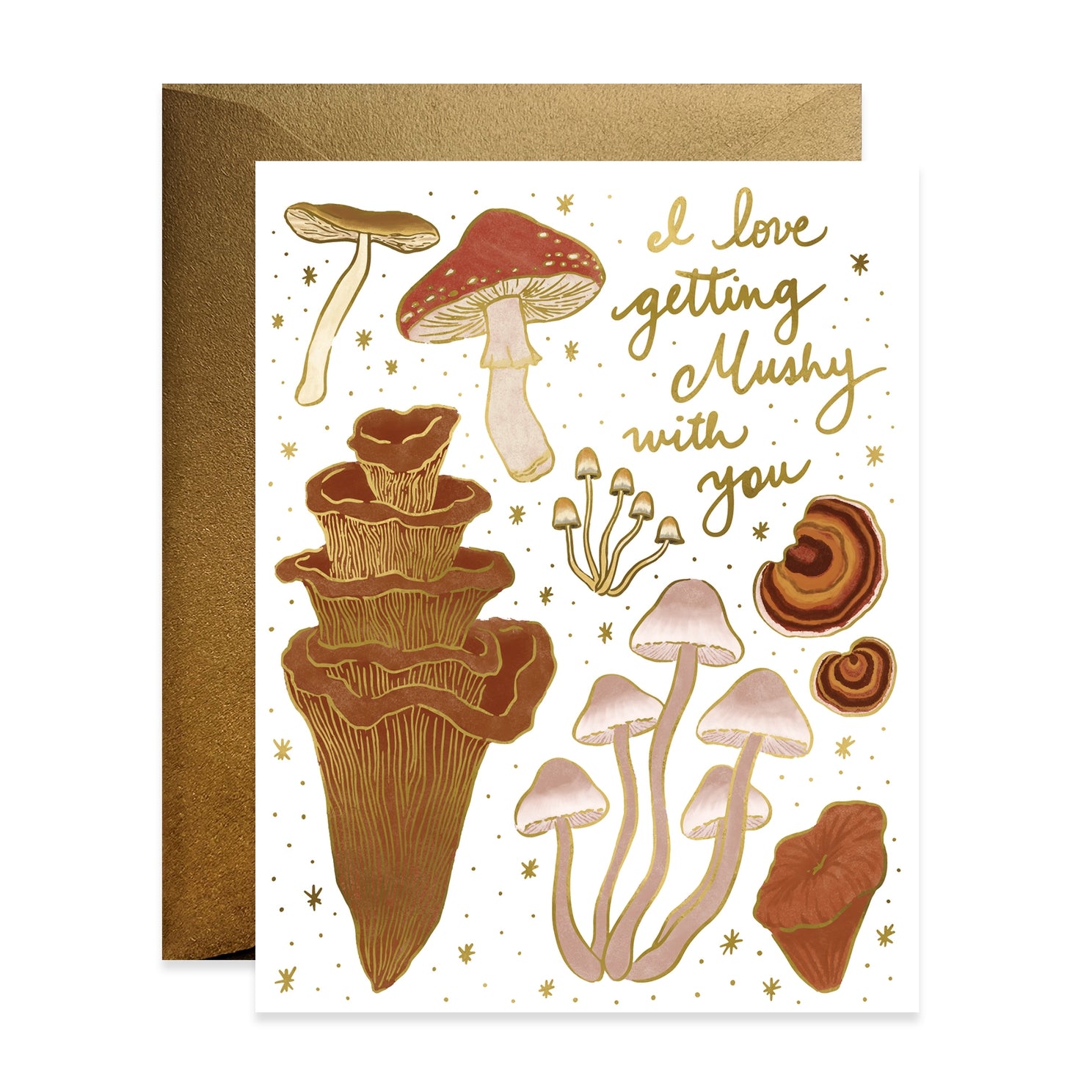 Romantic Mushy Greeting Card - Perfect for Anniversaries, Valentine's Day & Love Letters | Express Your Feelings with Heartfelt Messages