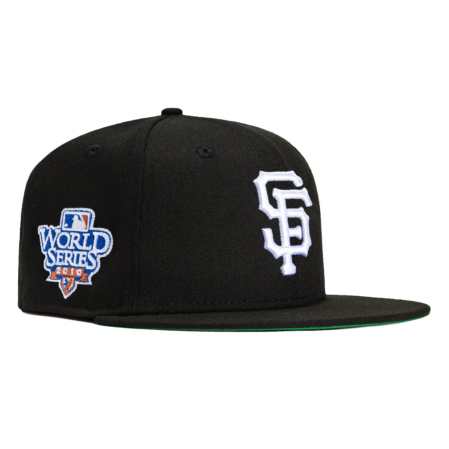 New Era 59Fifty San Francisco Giants 2010 World Series Patch Snapback Hat - Black & White - Official MLB Baseball Cap for Men & Women - Perfect for Games, Collecting & Streetwear Fashion