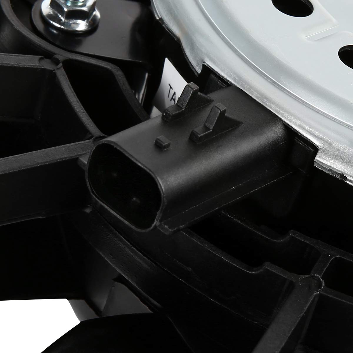 DNA Motoring OEM-RF-0075 High Performance Radiator Cooling Fan - Direct Replacement for 2005-2007 Dodge Caravan, Grand Caravan & Chrysler Town & Country - Improved Cooling Efficiency - Perfect for Summer Driving & Heavy Traffic Conditions
