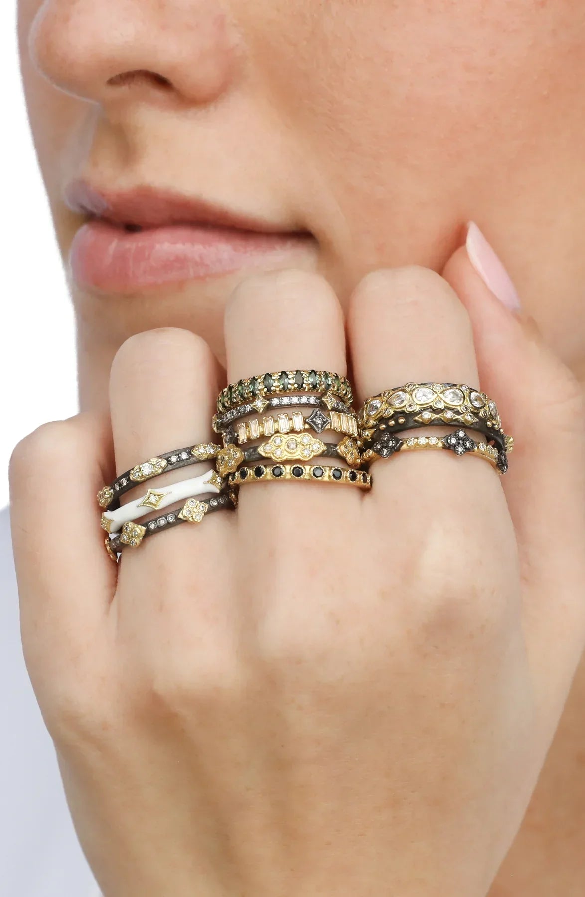 Mini Scroll Stack Band Ring - Dainty Stackable Rings for Women - Perfect for Layering & Everyday Wear
