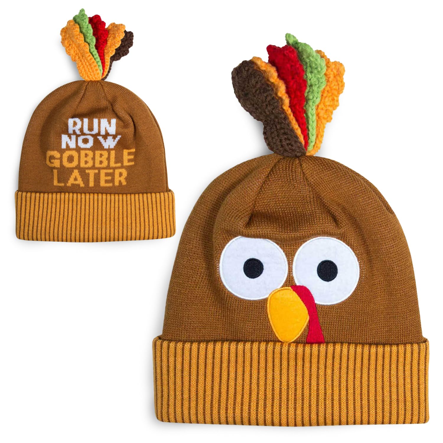Gone For a Run Pom Pom Beanie Hat for Runners - Warm Winter Running Hat with Cute Pom Pom | Perfect for Cold Weather Jogging, Marathon Training & Outdoor Activities
