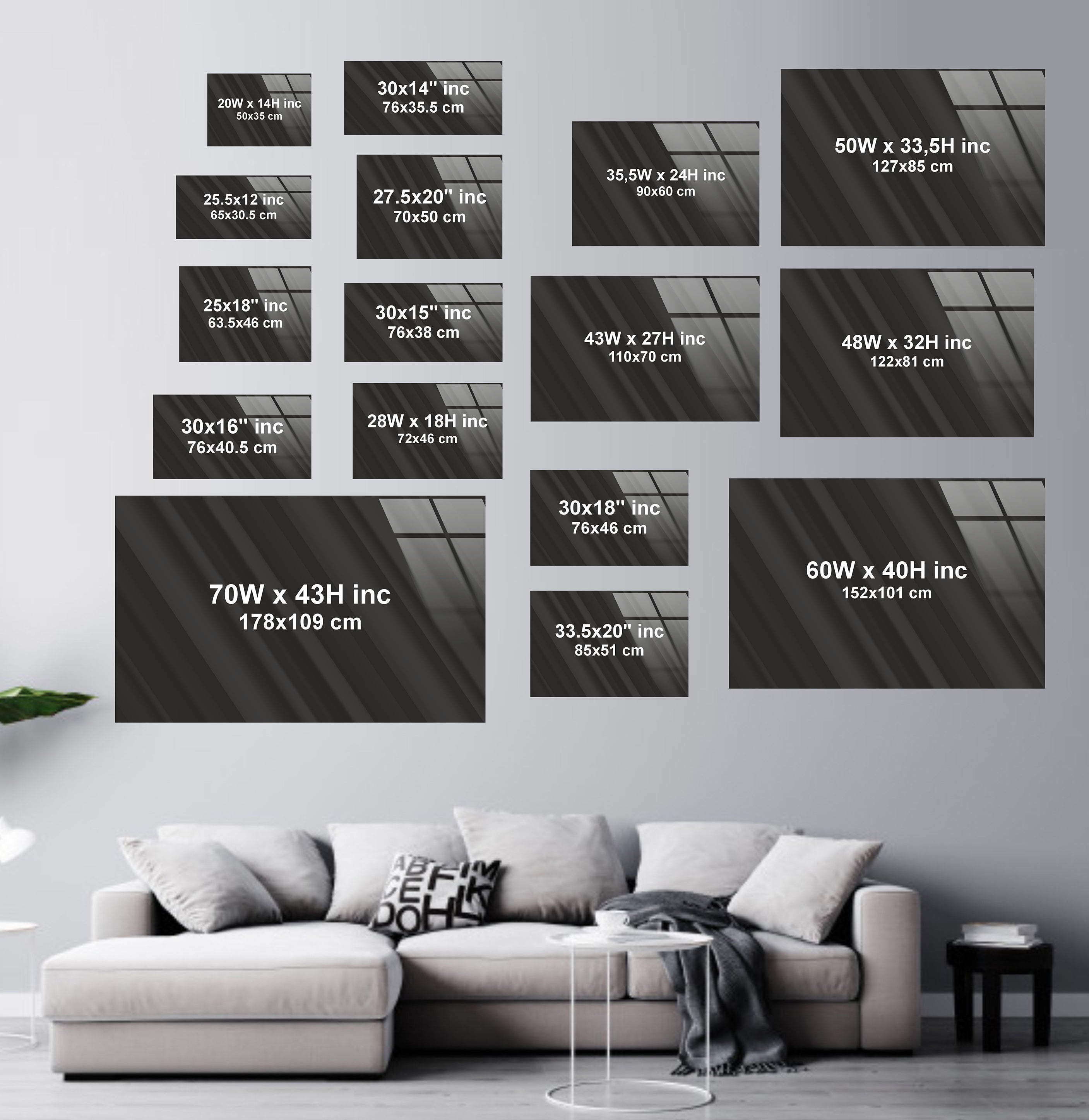 Black and White New York City Skyline Wall Art - Modern Glass Canvas Print for Home & Office Decor | Perfect for Living Room, Bedroom, or Workspace