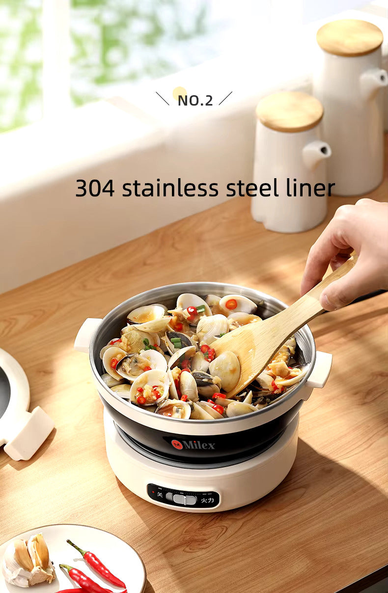 Milex Insta Cooker - Electric Pressure Cooker, 6-in-1 Multi-Cooker with 10 Presets, Fast & Safe Cooking for Rice, Soup, Stew - Perfect for Home, Kitchen, Meal Prep & Healthy Eating