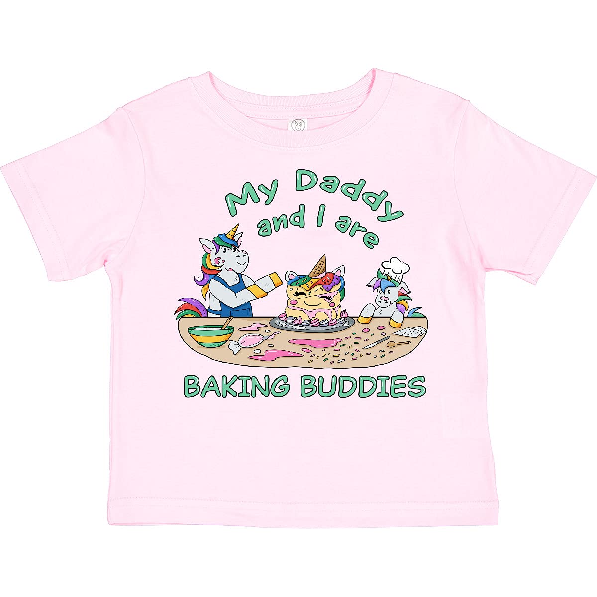 My Daddy and I are Baking Buddies Toddler T-Shirt - Cute Father & Son Matching Baking Outfit - Perfect for Father's Day, Baking Activities & Family Bonding Moments