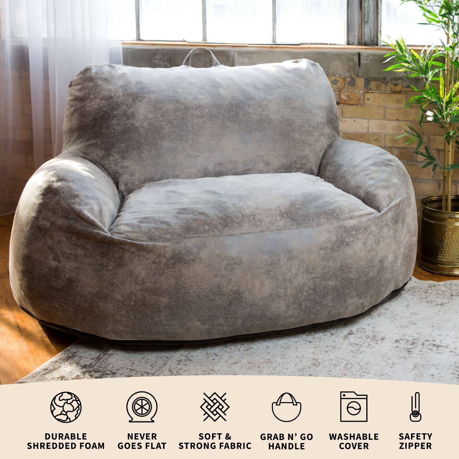 Nestle Loveseat - Modern Comfortable 2-Seater Sofa for Small Spaces | Perfect for Living Room, Apartment, or Office | Cozy & Stylish Home Furniture