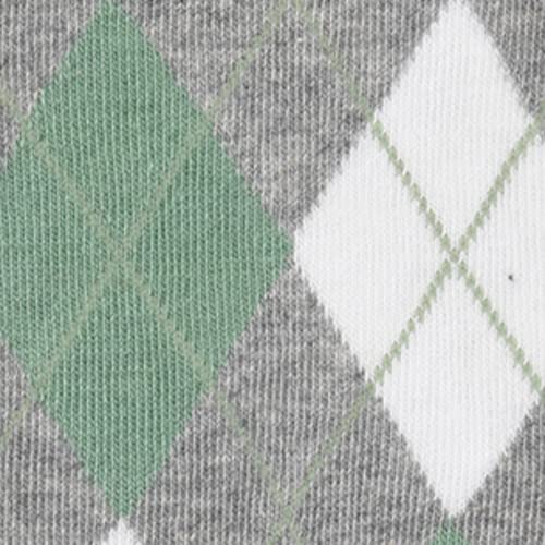 Sage and Grey Argyle / 8 Pack