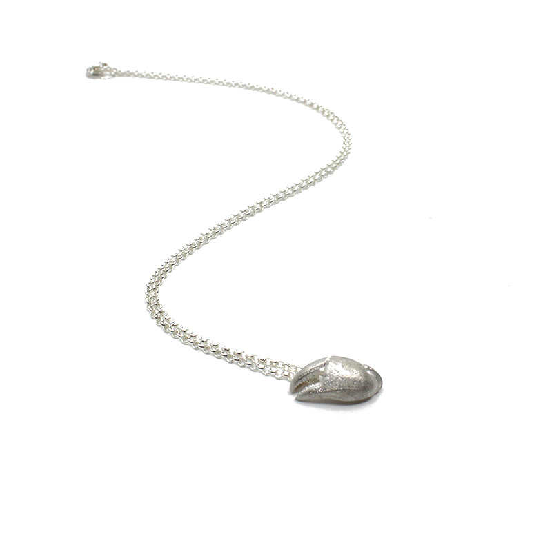 Exquisite Crab Claw Pendant Necklace - Handcrafted Jewelry by Mark Sokolich | Perfect for Beach Lovers & Ocean-Themed Fashion Accessories