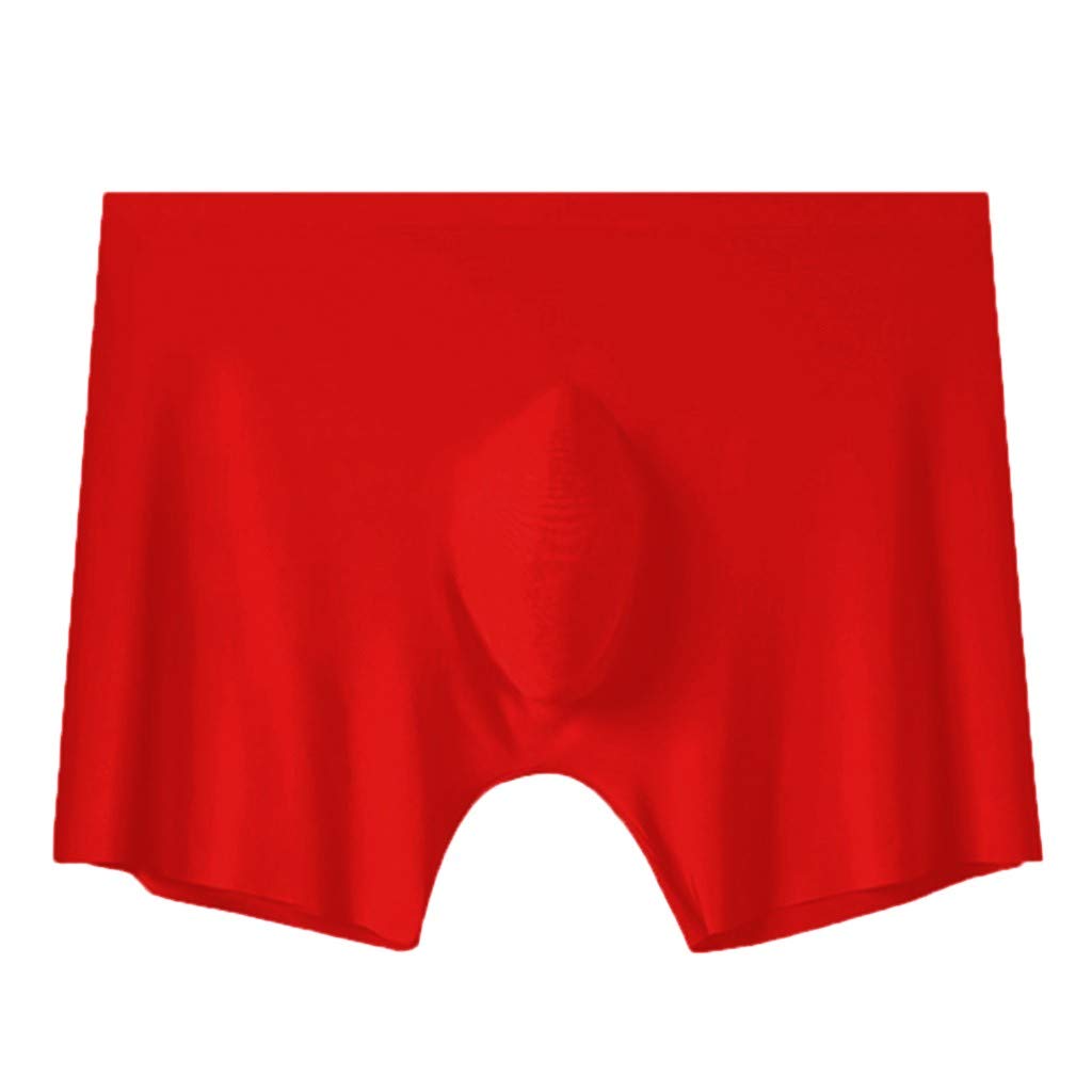 Premium Men's Silk Underwear - Breathable & Comfortable Boxer Briefs for Daily Wear & Lounge | Silver Tone Luxury Underwear for Men | Ideal for Workout, Sleep & Casual Wear